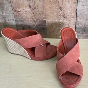 Tory Burch Bailey Espadrille Wedge, NEW Size 8.5